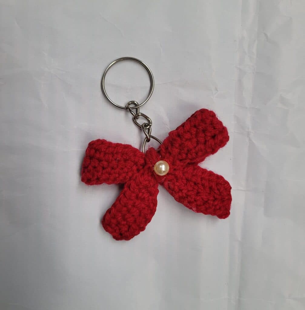 Boho Crochet Keychain